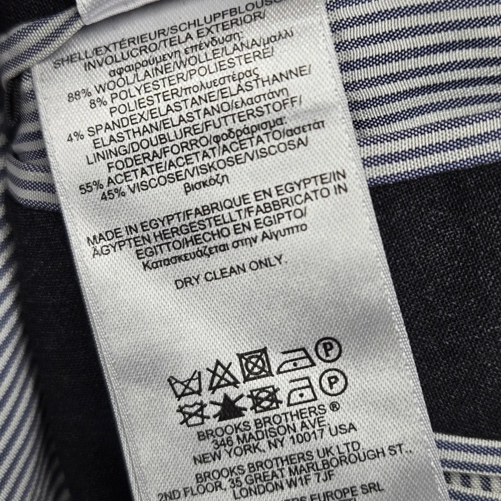 Brooks Brothers 48L Gray Wool Blazer‎ Madison Fit 2 Button Explorer Sport Coat